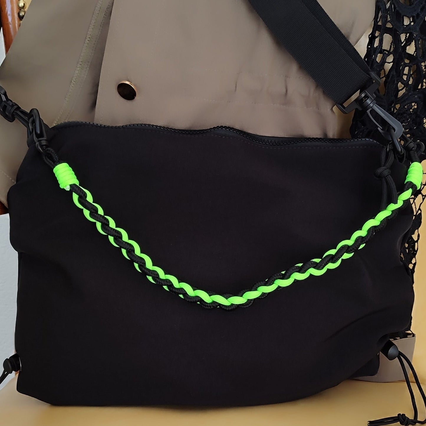 Bolso Negro Cuerda Bimba