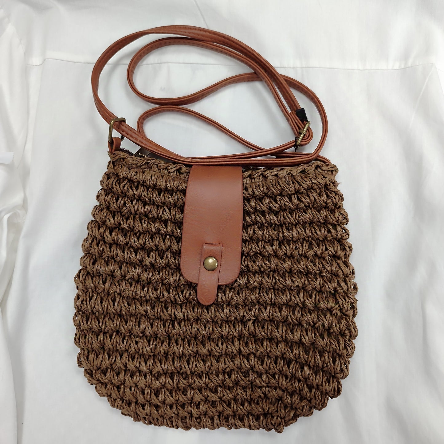 Bolso Rafia Marrón